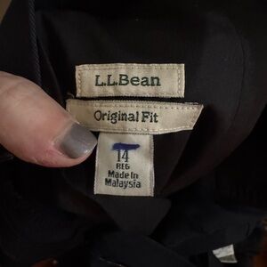 L.L. Bean Classic Black Pants